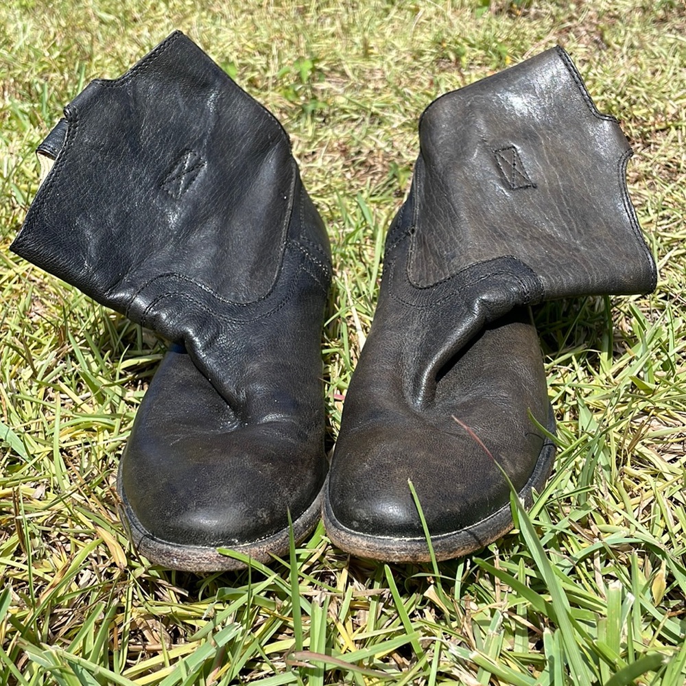 Frye boots.